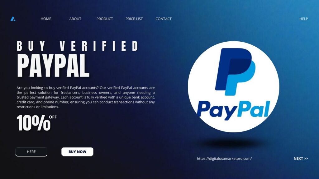 Buy verified PayPal accounts